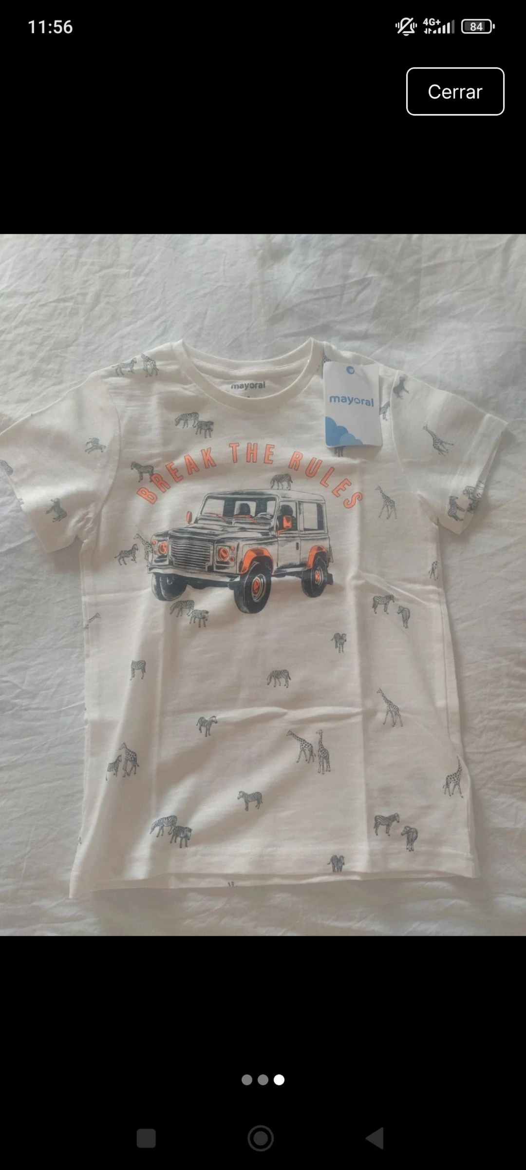 Camiseta corta Mayoral 7 años